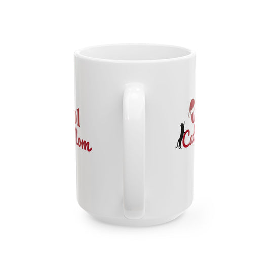 Holiday Cool Cat Mom Mug