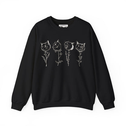 Buddha Flower Basic Crewneck Sweatshirt