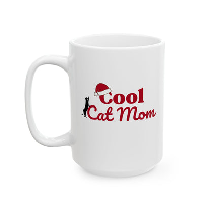 Holiday Cool Cat Mom Mug
