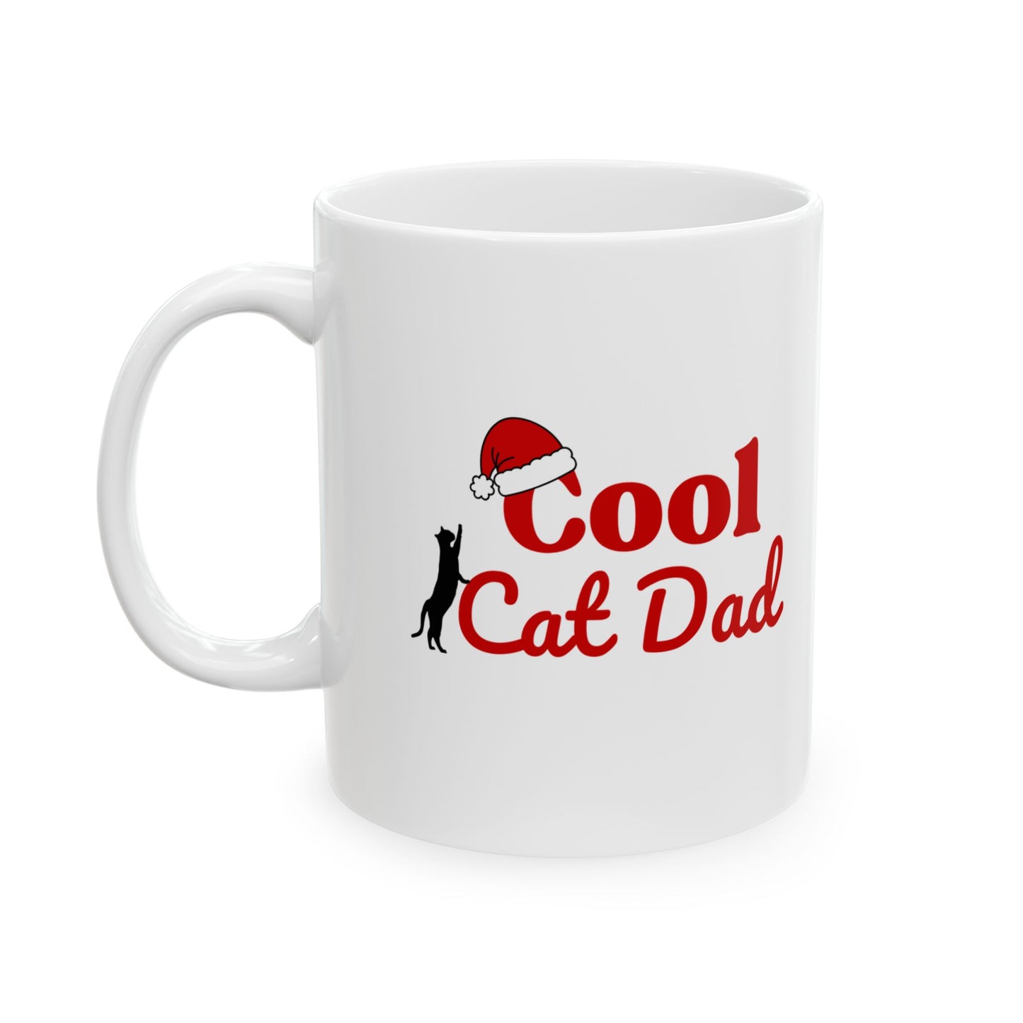 Holiday Cool Cat Dad Mug