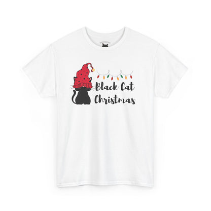 Black Cat Christmas Tee