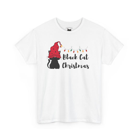 Black Cat Christmas Tee