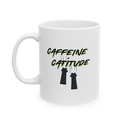 Caffeine and Catitude Mug
