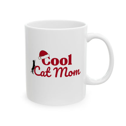 Holiday Cool Cat Mom Mug