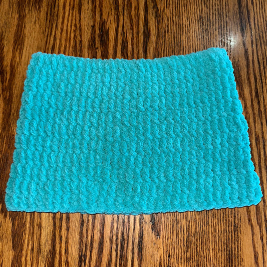 Chunky Teal Meowy Hat