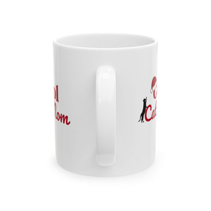Holiday Cool Cat Mom Mug