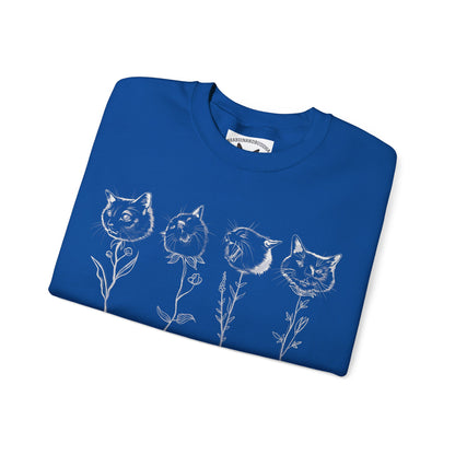 Buddha Flower Basic Crewneck Sweatshirt