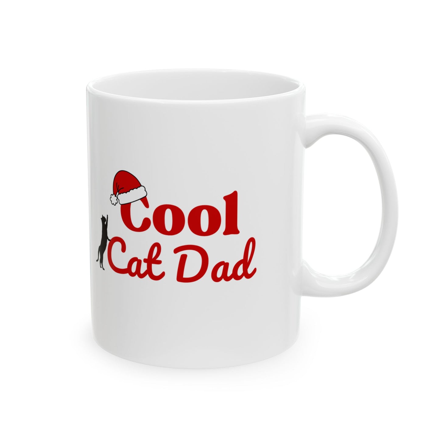 Holiday Cool Cat Dad Mug