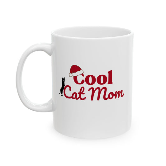 Holiday Cool Cat Mom Mug