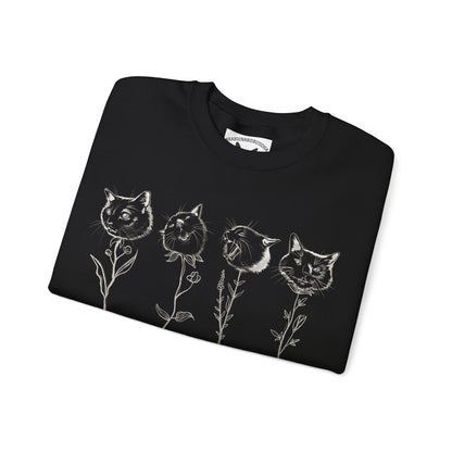 Buddha Flower Basic Crewneck Sweatshirt