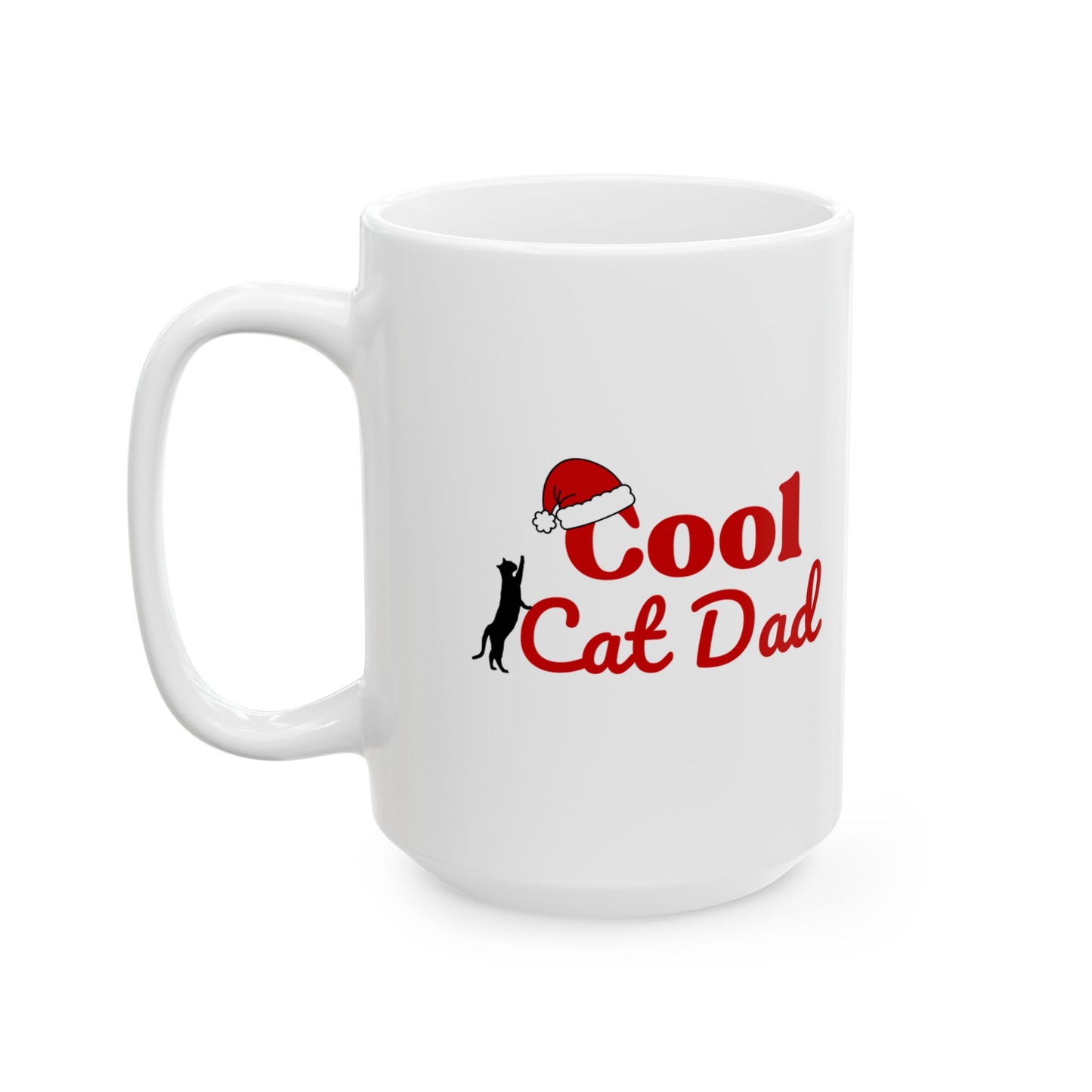 Holiday Cool Cat Dad Mug