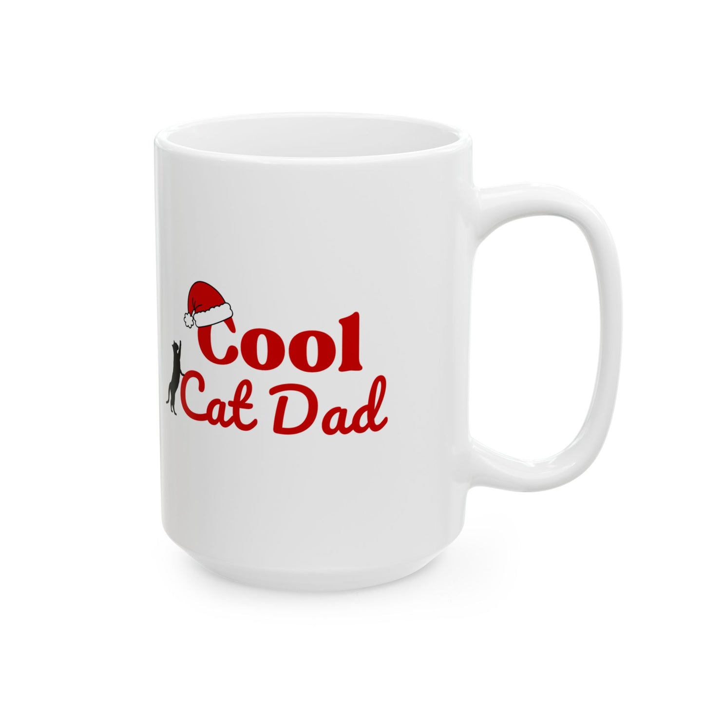 Holiday Cool Cat Dad Mug