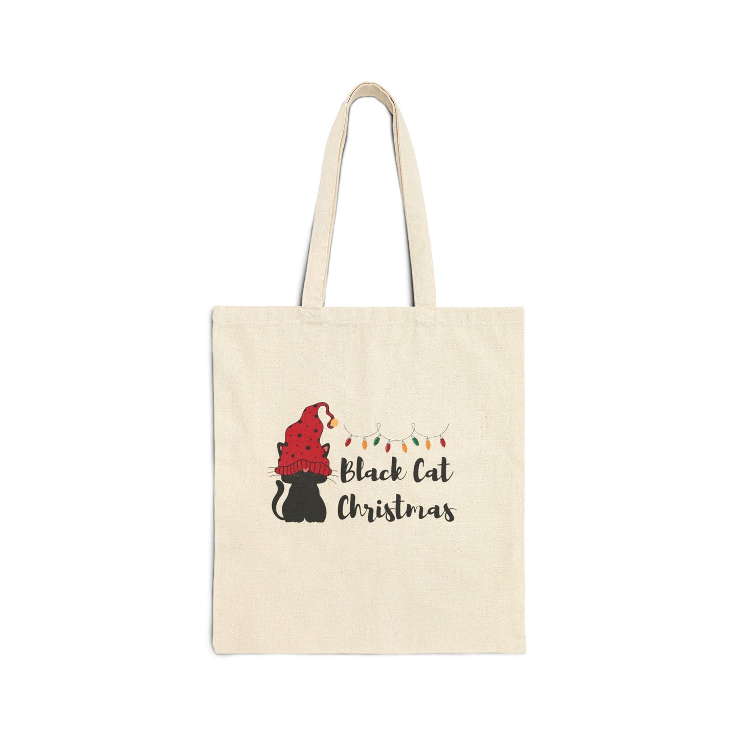 Black Cat Christmas Tote